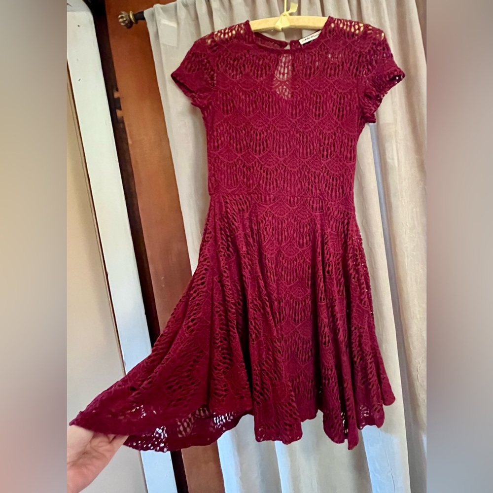 Alythea dress- Cute lacy mini-dress -SMALL